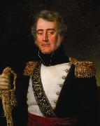 Jean joseph Taillasson A portrait of Brigadier General Jean Baptiste Plauche by Jean Joseph Vaudechamp USA oil painting artist